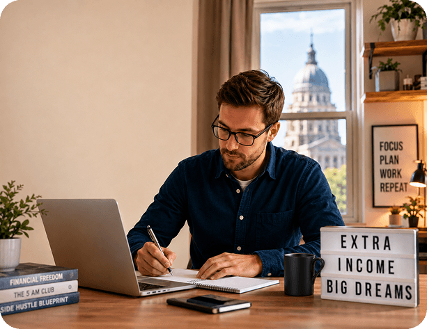 Best Illinois Side Hustles That Fit Around a Full-Time Job (2026 Guide)