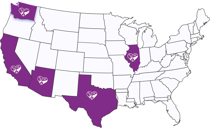 US Service Map